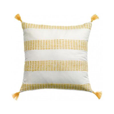 Housse de Coussin Vivaraise - Jaune - 45x45 cm - Housse de coussin - Publicité Housse de Coussin Vivaraise - Jaune - 45x45 cm - Housse de coussin - Publicité