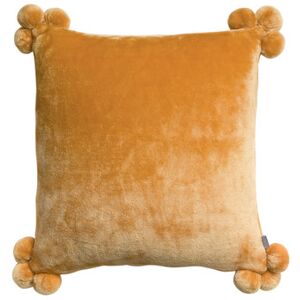 Housses de coussins Vivaraise TENDER POMPONS Jaune 45x45 cm - Publicité Housses de coussins Vivaraise TENDER POMPONS Jaune 45x45 cm - Publicité