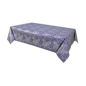 Nappe Dalia Bleu - 140x250cm - Publicité Nappe Dalia Bleu - 140x250cm - Publicité