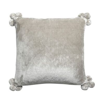 Housse de coussin Tender Pompons Gris - Housse de coussin - Publicité Housse de coussin Tender Pompons Gris - Housse de coussin - Publicité
