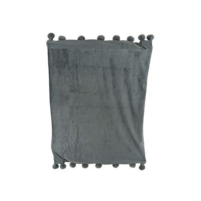 Decoris FELIX Gris - Couverture douce et décorative - 130x150 cm - Publicité Decoris FELIX Gris - Couverture douce et décorative - 130x150 cm - Publicité