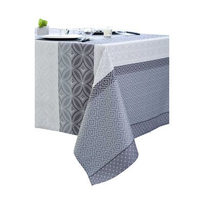 Nydel GALLY Nappe Grise en Jacquard Imperméable - Tablecloth - Publicité Nydel GALLY Nappe Grise en Jacquard Imperméable - Tablecloth - Publicité