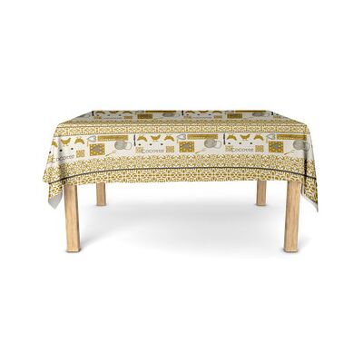 Nydel COCOTTE Nappe Jaune - Imperméable & Résistante - Publicité Nydel COCOTTE Nappe Jaune - Imperméable & Résistante - Publicité