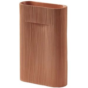 Muuto - Ridge Vase H 35 cm, terre cuite