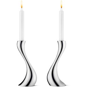 Georg Jensen - Cobra Bougeoir, 20 cm (Set a 2)