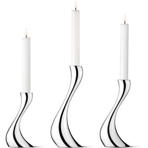 Georg Jensen - Cobra Bougeoir, 16,20 et 24 cm (Set a 3)