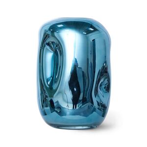 HKliving - Objects Chrome Vase, bleu - Publicité