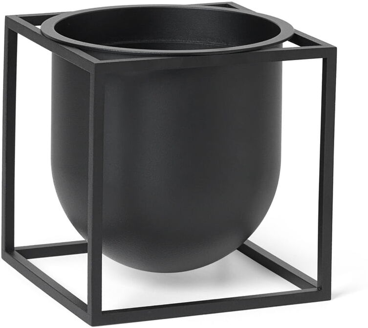 Audo - Kubus Flowerpot 14, noir