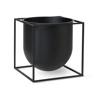 Audo - Kubus Flowerpot 23, noir