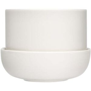 Iittala - Nappula Pot de fleurs avec soucoupe, 170 x 130 mm, blanc