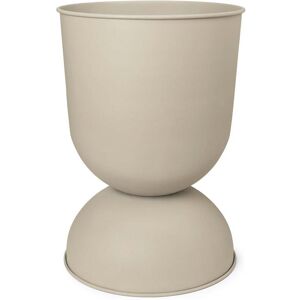 ferm LIVING - Hourglass Pot de fleurs large, Ø 50 x H 73 cm, cashmere