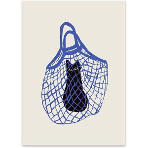 The Poster Club ApS The Poster Club - The Cat’s In The Bag de Chloe Purpero Johnson, 30 x 40 cm