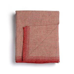Roros Tweed Røros Tweed - Una Couverture en laine 200 x 150 cm, rouge clair