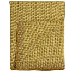 Roros Tweed Røros Tweed - Una Couverture en laine 200 x 150 cm, ocre