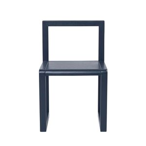 ferm LIVING - Chaise Little Architect Chaise pour enfant, bleu foncé