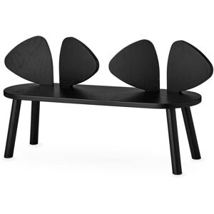 Nofred - Banc pour mouse enfants, noir