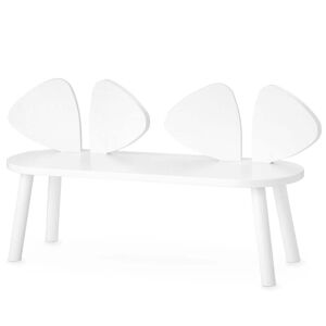 Nofred - Mouse banc pour enfants, blanc