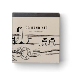 Humdakin ApS Humdakin - Kit de soin des mains, Savon et lotion pour les mains 2 x 300 ml, Peony et Cranberry