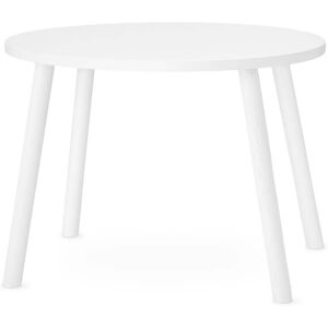 Nofred - Mouse Table d'enfant ovale 64 x 46 cm, blanche