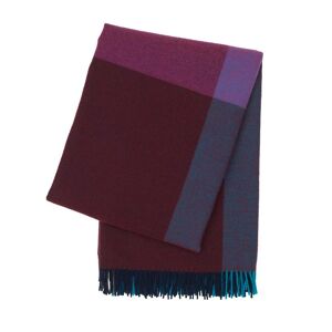 Vitra - Couverture Colour Block, bleu/bordeaux