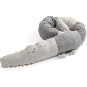 Sebra - Sleepy Croc Oreiller, elephant grey