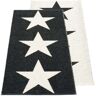 Pappelina - tapis Viggo One réversible, 70 x 150 cm, noir / vanille