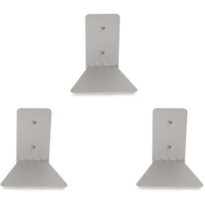 Umbra - Conceal Porte-livres petit, argent (lot de 3)