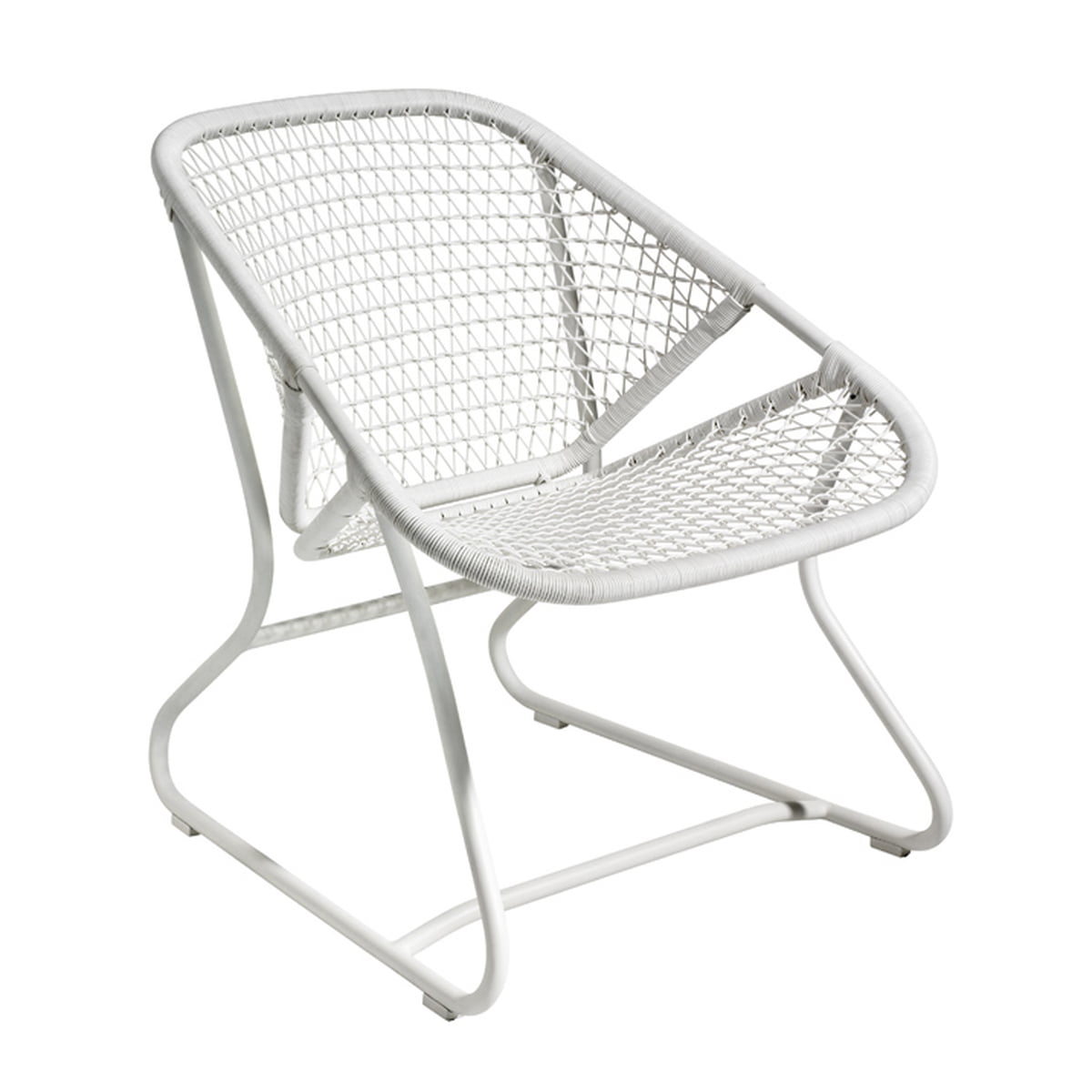 Fermob - Sixties fauteuil, coton blanc/blanc