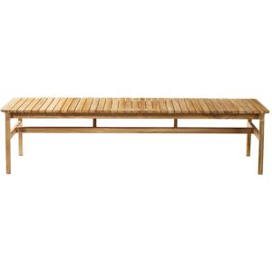 FDB Møbler - M10 Banc de jardin 50 x 185,5 cm, teck