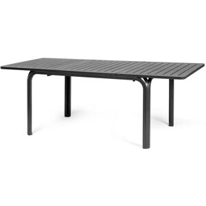 NARDI - Alloro 140 table à rallonge, anthracite / anthracite