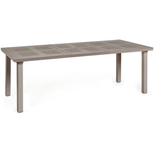 NARDI - Levante Table à rallonge, 160 / 220 cm, tortora