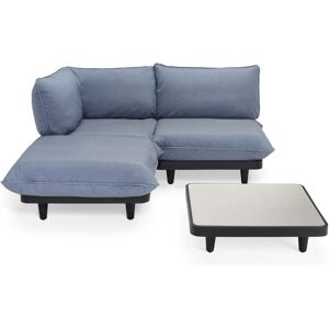 Fatboy - Paletti Outdoor Set, medium incl. table, bleu tempête