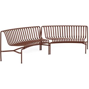 HAY - Palissade Park Dining Bench , In / In (set de 2), iron red