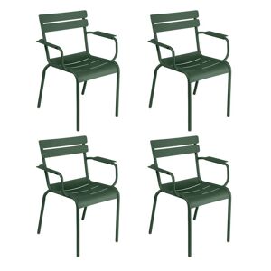 Fermob - Luxembourg Fauteuil, vert cèdre (lot de 4)