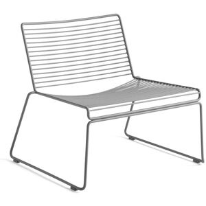 HAY - Hee Lounge Chair , gris asphalte