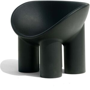 Driade - Roly Poly Fauteuil, noir graphite RAL 9011