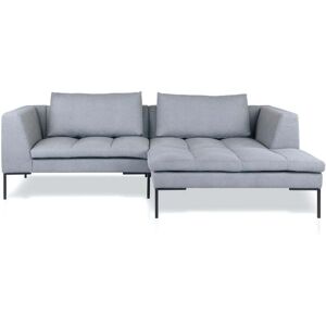 Nuuck - Rikke Canapé, Chaise R, 246 x 170 cm, gris clair (Enna Soft Grey 1062)