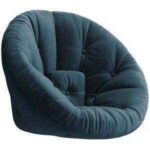 KARUP Design - Nido Fauteuil pliant, bleu pétrole