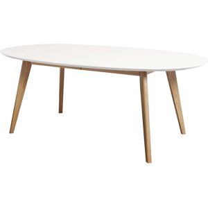 Andersen Furniture - DK10 Table à rallonge ovale, chêne huilé / blanc