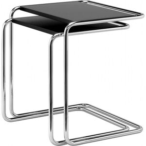 Thonet - B 97 Set de table d'ensemble, chrome / vernis de finition noir profond (RAL 9005)