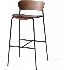 &Tradition & tradition - Pavilion Tabouret de bar AV9, H 95 cm, noir / noyer laqué