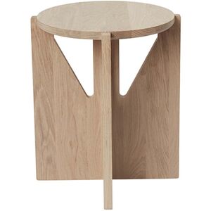 Kristina dam studio - tabouret, ø 36 cm h 42 cm, chêne