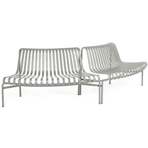 HAY - Palissade Park Dining Bench , Out / Out (set de 2), sky grey