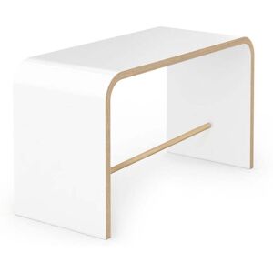 Tojo - Sit Objet siège avec barre transversale, blanc