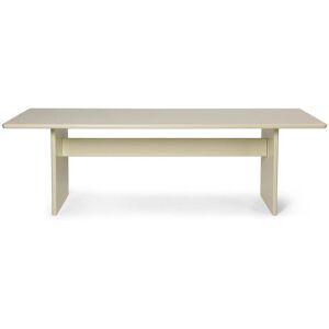 ferm LIVING - Rink Dining Table, 90 x 240 cm, eggshell