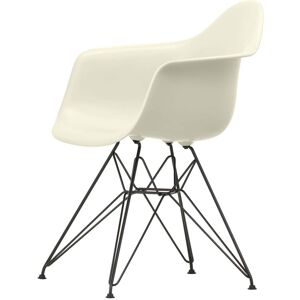 Vitra - Eames Plastic Armchair DAR, basic dark / galet (patins en feutre basic dark)