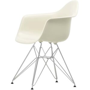 Vitra - Eames Plastic Armchair DAR, chrome / galet (patins en feutre basic dark)