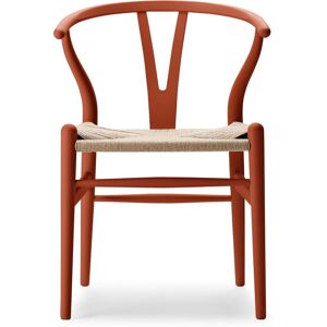 Carl Hansen - CH24 Soft Wishbone Chair Ilse Crawford, soft terracotta / tressage naturel