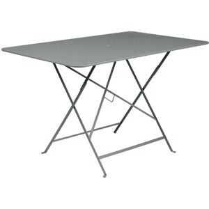 Fermob - Bistro Table pliante, rectangulaire, 117 x 77 cm, gris lapilli