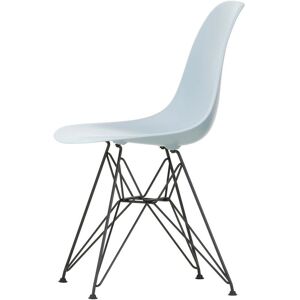 Vitra - Eames Plastic Side Chair DSR RE, basic dark / gris glace (patins en feutre basic dark)